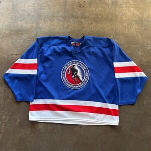 Vintage Hockey Hall of Fame Jersey SP Canada Blue HOF Patch XXL